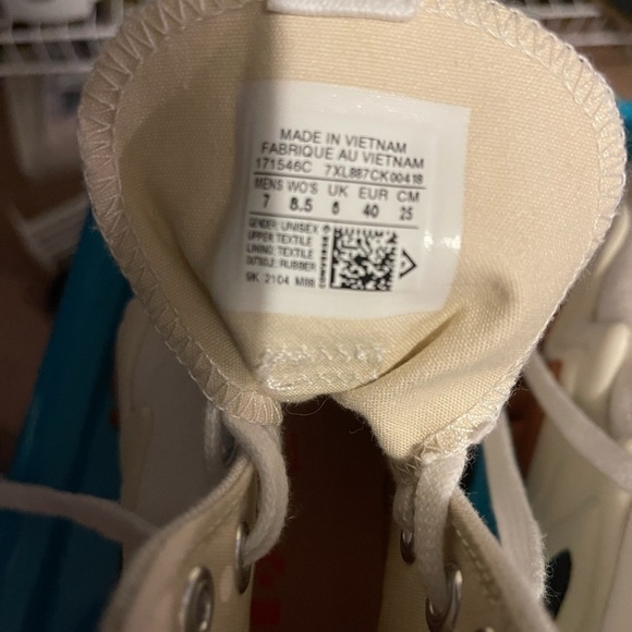 Converse White Women’s Run Star Motion CX Platform Sneakers Canvas Size 8.5 - Picture 7 of 10